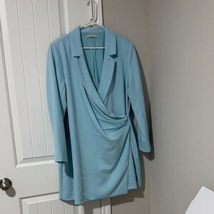 Abercrombie Light Blue Blazer Dress